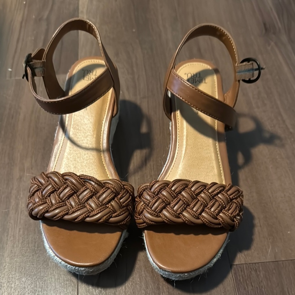 Stylish Brown Braided Sandals